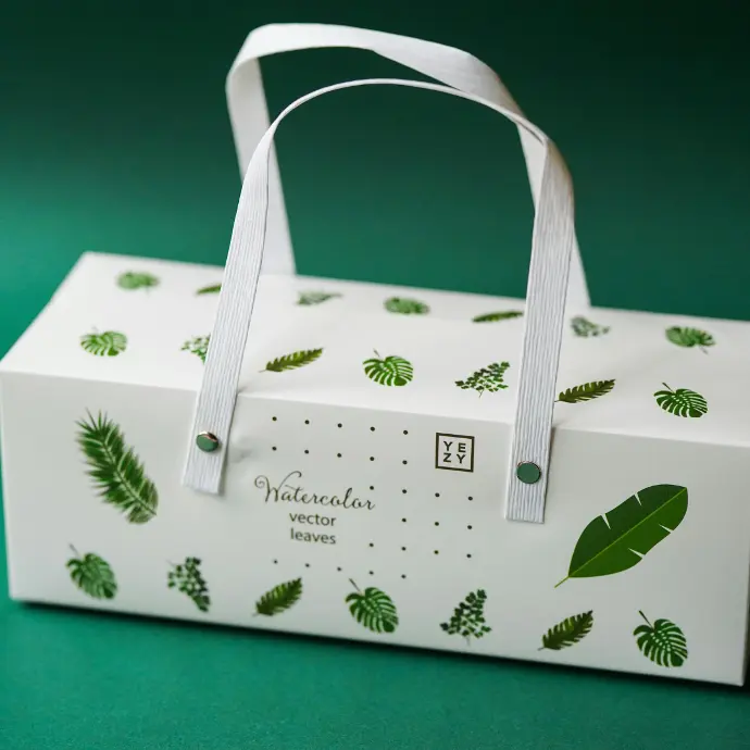 A package box designed for a brand